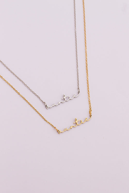 "Auntie" Necklace